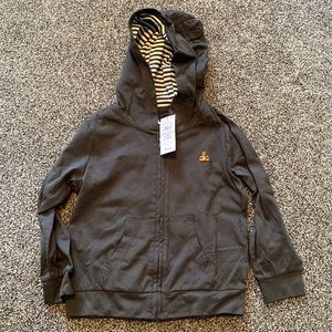 NWT Baby Gap Bear Zip Up Size 18-24 Months